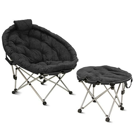 mac at home extra large moon chair with ottoman. mac at home extra large moon chair with ottoman, charcoal gray ottoman walmart